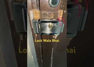  How To Install Electronic Door Lock Wooden Gate Electric Lock Market In Delhi Dealer Electriclock