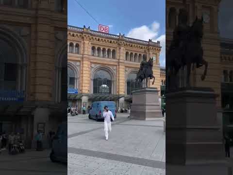Hannover City Central Train Station Hannover Germany Train Travel Funny Happiness