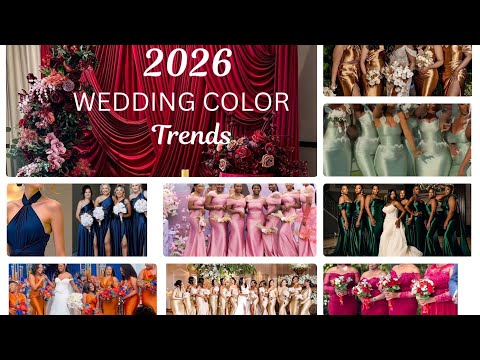 2026 Wedding Trending Colors Rangi Za Harusi Mwaka Huu 2026