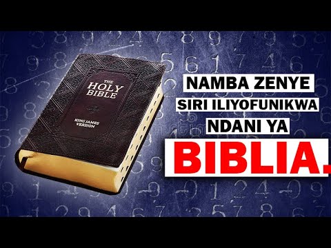 INASIKITISHA KUJUA WENGI HAWAFAHAMU HIZI NAMBA ZINACHOMAANISHA KATIKA BIBLIA INASIKITISHA KUJUA WENGI HAWAFAHAMU HIZI NAMBA ZINACHOMAANISHA KATIKA BIBLIA