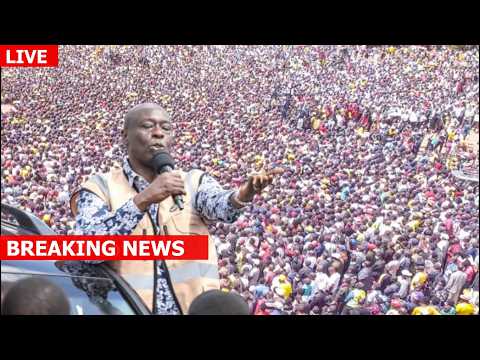 LIVE KALONZO GACHAGUA ENTIRE OPPOSITION TEAM BREATHING FIRE IN MAKUENI AFTER SIFUNA SWEPT MOMBASA