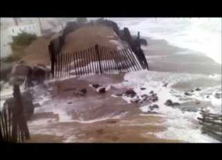 CAP D AGDE Tempête Plage De La Roquille 13 10 2016