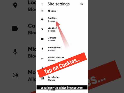 How To Enable Cookies On Google Chrome Android Shorts Googlechrome Chromesettings Chrome