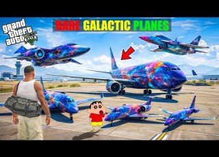  GTA 5 Franklin Shinchan Collecting RARE GALACTIC PLANES In GTA 5 GTA 5 Mods