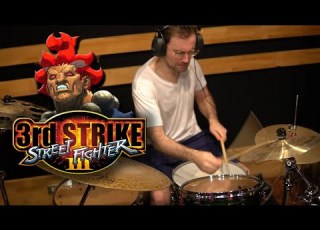  Street Fighter III 3rd Strike Killing Moon Akuma Theme Drum Cover