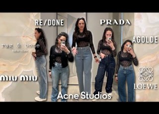 I Tried On 21 PAIRS OF JEANS To Find The Best Pair Premium Luxury Jeans