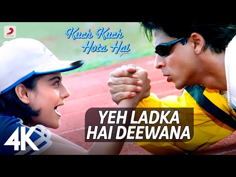 Yeh Ladka Hai Deewana 4K Video Shah Rukh Khan Kajol Udit Narayan Alka Yagnik KKHH