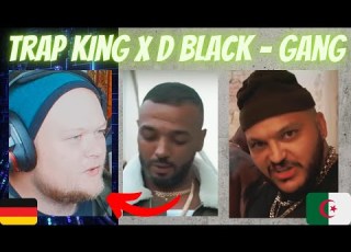  Trap King X D Black Gang GERMAN Rapper Reacts