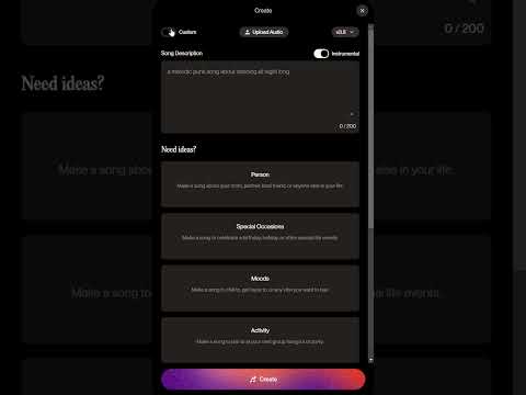 How To Use SUNO AI To Make Music Short Tutorial