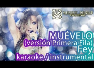Muévelo Primera Fila INSTRUMENTAL Karaoke Fey 90 S Pop Tour