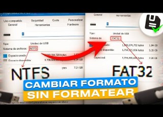  Como CAMBIAR De NTFS A FAT32 O VICEVERSA SIN FORMATEAR En USB DISCO DURO FÁCIL 2024