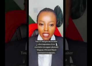  Your CV Should Speak Well Of You Nyawimentorme Gmail Com Telegram 0702622961 Missnyawiragiks