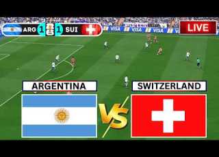  Argentina Vs Switzerland Live FIFA World Cup 2026 Live Football Match Live Simulation Vido Game