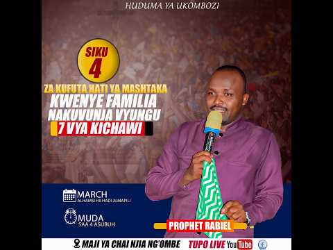 19 3 2026 LIVE IBADA KUBWA YA KUFUTA HATI YA MASHTAKA UKUMBINI