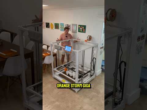 Orangestorm Giga By Elegoo Just Got Here 4 Days Ago Huge Is An Understatement 3dprinting