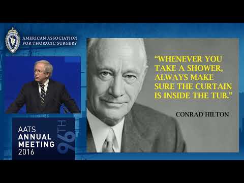 Dr Joseph S Coselli 96th AATS Presidential Address