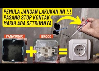  Cara Pasang Stop Kontak Broco Dan Inbow Dus Panasonic