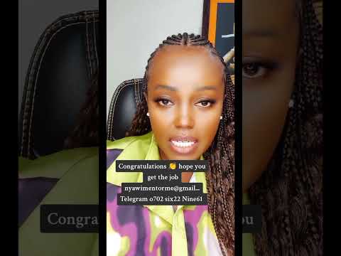 YB5164 Congratulations May You Get The Job Nyawimentorme Gmail Com Telegram 0702622961
