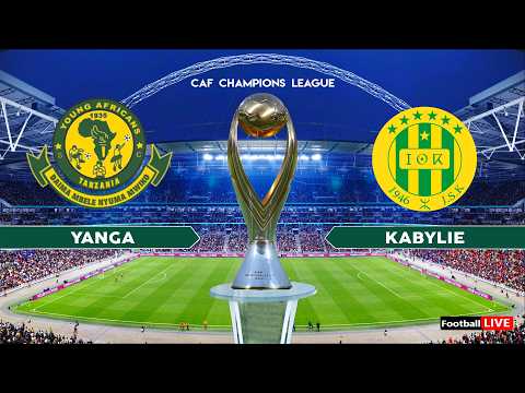 YANGA SC Vs JS KABYLIE CAF Champions League 2025 26 Full Match All Goals Simulation PES