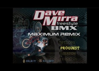 Dave Mirra Freestyle BMX Maximum Remix Sony PlayStation Intro Title Screen