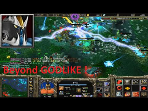 DotA 6 83d Sven Rogue Knight Beyond GODLIKE