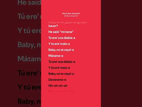 MALA 6ix9ine Anuel AA Lyrics