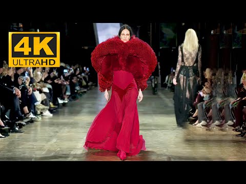 McQueen Fall Winter 2025 26 Paris Fashion Week 4K