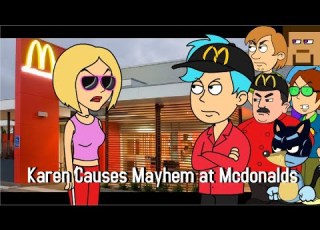 Karen Causes Trouble At Mcdonalds Beaten Up Arrested