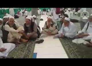 په مدینه منوره کې د حاجیانو لپاره درسي حلقو دایرول