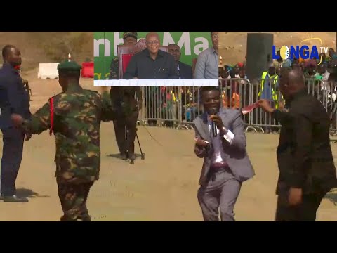 BEKA FLAVOR AMPAGAWISHA JPM AWANYANYUA VITINI WAKUU WA MAJESHI NA MAWAZIRI APIGA SHOW KALI