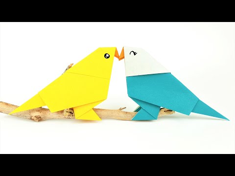 Cómo Hacer Un Pájaro De Papel Con Origami Fácil