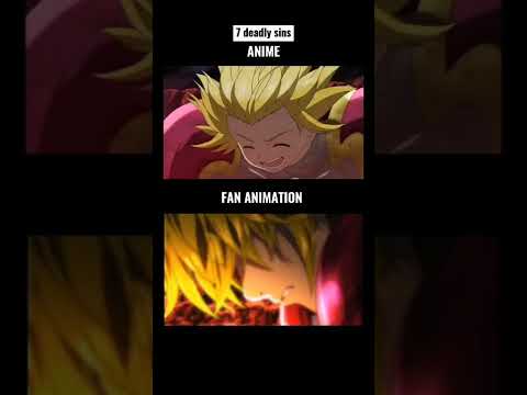 ESCANOR VS MELIODAS Anime Vs Fan Animation