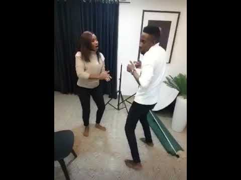 Min GUC And Fiance Nene Rehearse Wedding Dance Step