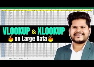  How To Apply VLOOKUP And XLOOKUP Formula On Large Big Data In Excel Hindi