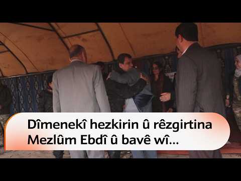 A Scene Of Love And Respect For Mazloum Abdi And His Father