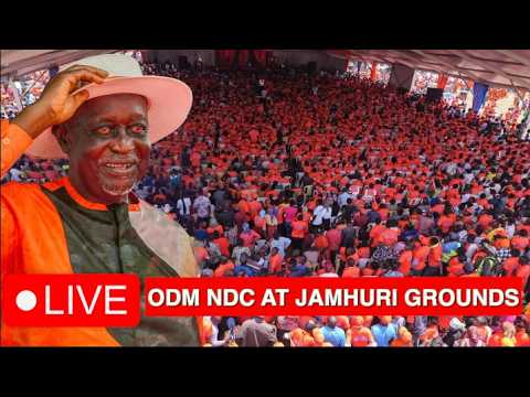 Live Oburu Leads Mega ODM NDC At Jamhuri Grounds Nairobi