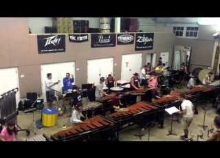  UMass Drumline 2015 Front Ensemble Takin It To The Streets Band Camp 2