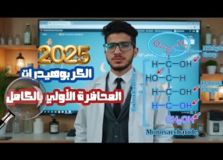 الكربوهيدرات المحاضرة الأولي شرح جديد 2025 كيمياء حيوية