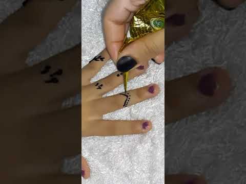 Easy Mehndi Henna Designs رسومات حنه سهله وبسيطه للمبتدئين