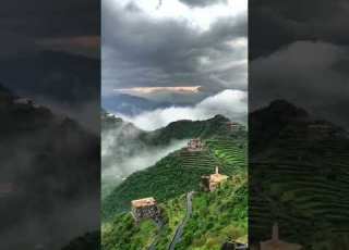 The Enchanting Beauty Of Nature From The Tops Of The Fifa Mountains In Jazan Region Saudi Arabia