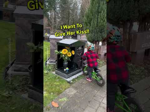 Little Boy Visits His Mom S Grave