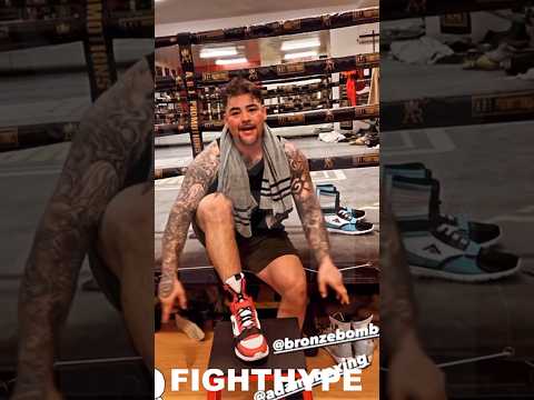 ANDY RUIZ SENDS DEONTAY WILDER NEW MESSAGE WARNS WE RE COMING BEGINS TRAINING FOR SHOWDOWN