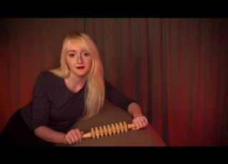  ASMR Full Body POV Wooden Massage Crinkly Blanket