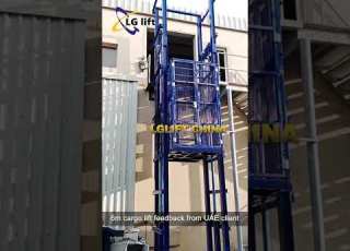6m Cargo Lift Feedback From UAE Client Lglift Freightelevator Cargolift