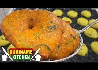 Surinaamse Bara Recept Met Verse Spinazie Surinamese Bara Recipe With Fresh Spinach