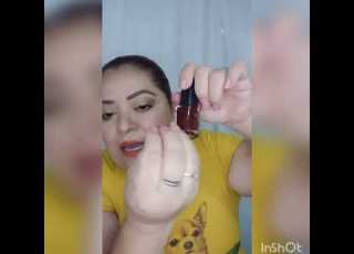  Probando Tonos De Esmaltes De Uñas De Esika