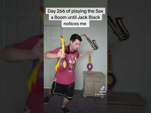 Day 266 Of Playing The Sax A Boom Until Jack Black Notices Me