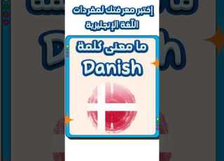 ما معنى كلمة Danish