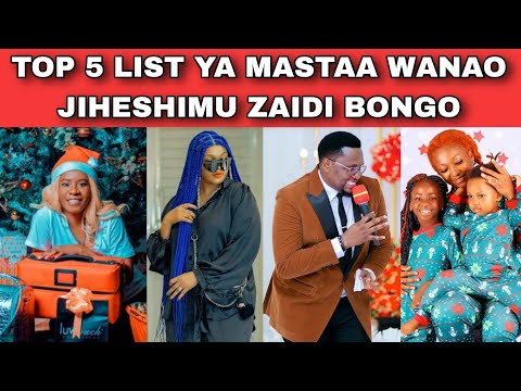 TOP 5 LIST YA WASANII WENYE HESHIMA NA KUJIHESHIMU ZAIDI BONGO