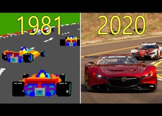  تطور ألعاب سباقات الفيديو 1981 2020